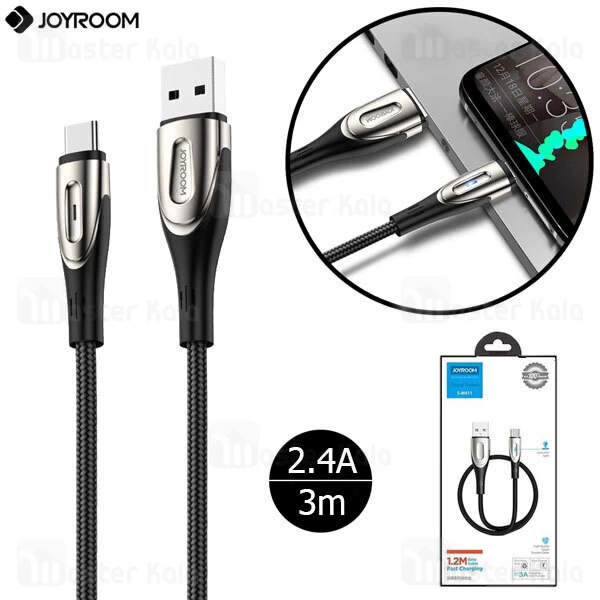 کابل تایپ سی Joyroom Sharp Series S-M411 Type C 3m 2.4A