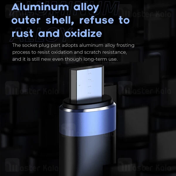 کابل میکرو یو اس بی Joyroom S-1224N3 Streamer Data Cable طول 1.2 متر توان 2.4 آمپر دارای چراغ LED