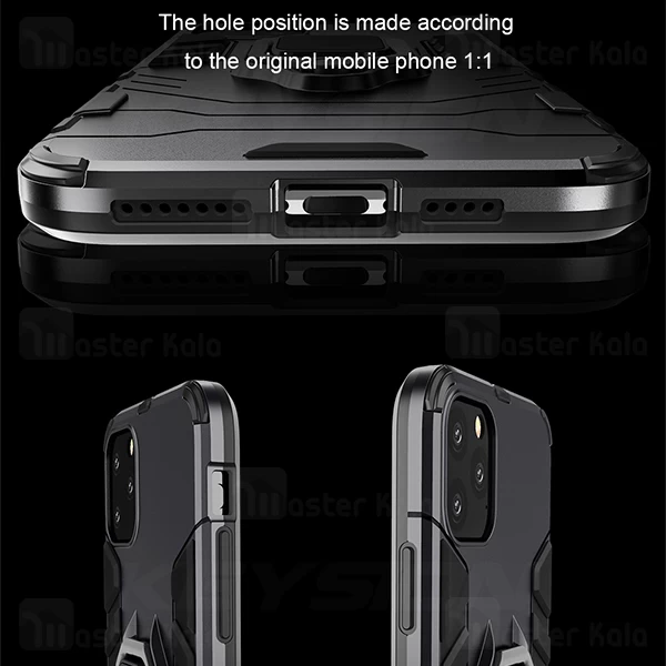 قاب Apple iPhone 11 Pro KEYSION ShockProof Armor Ring Holder Case