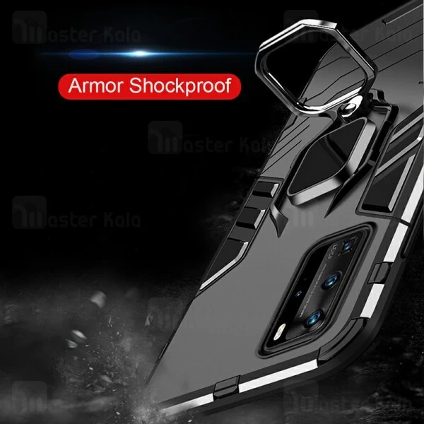 قاب Huawei P40 Pro KEYSION ShockProof Armor Ring Holder Case