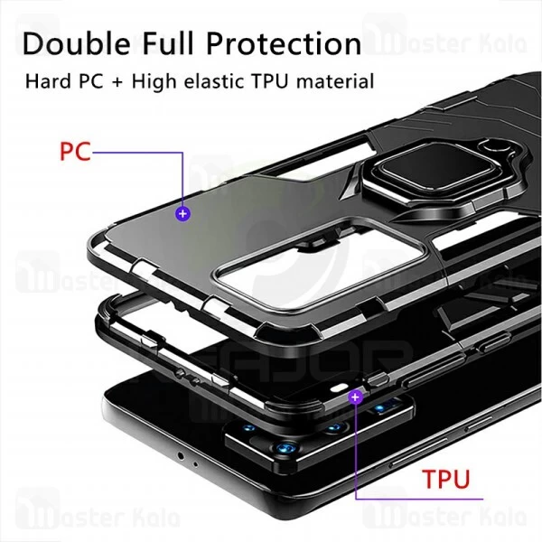 قاب Huawei P40 Pro KEYSION ShockProof Armor Ring Holder Case