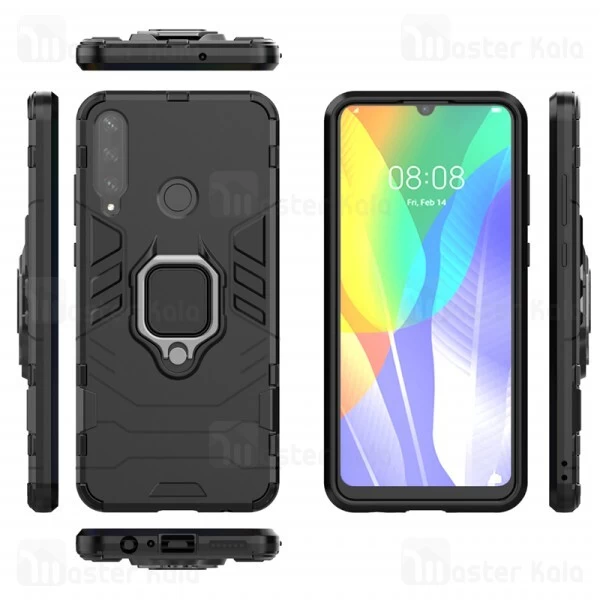 قاب Huawei Y6p KEYSION ShockProof Armor Ring Holder Case
