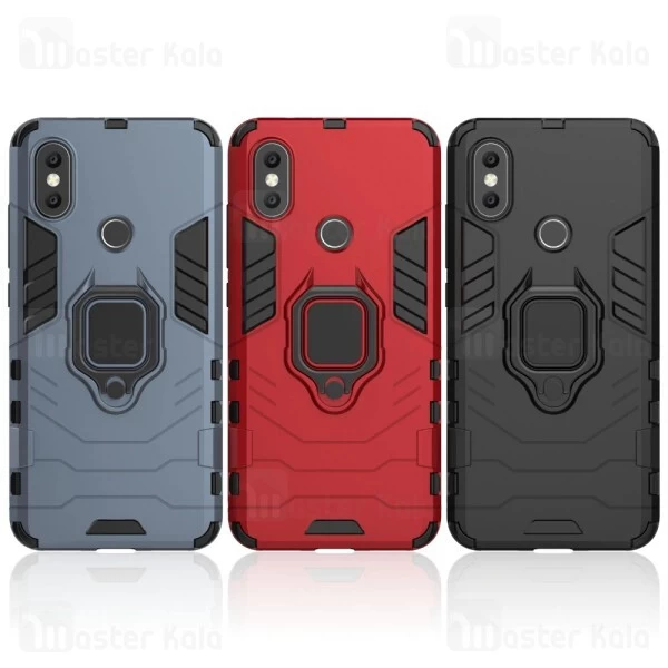 قاب Xiaomi Mi A2 / Mi 6x KEYSION ShockProof Armor Ring Holder Case