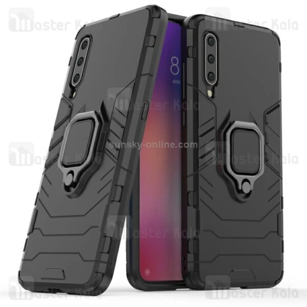 گارد ضد ضربه انگشتی Samsung A50 / A50s / A30s Black Panther KEYSION ShockProof Armor Ring