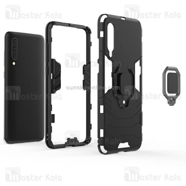 گارد ضد ضربه انگشتی Samsung A50 / A50s / A30s Black Panther KEYSION ShockProof Armor Ring
