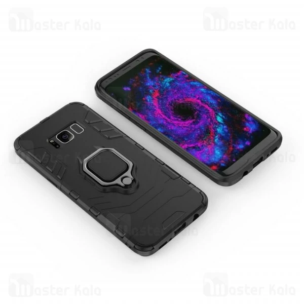گارد ضد ضربه انگشتی Samsung Galaxy S8 Plus Black Panther KEYSION ShockProof Armor Ring