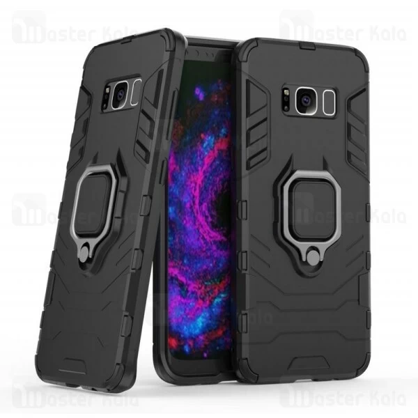 گارد ضد ضربه انگشتی Samsung Galaxy S8 Plus Black Panther KEYSION ShockProof Armor Ring