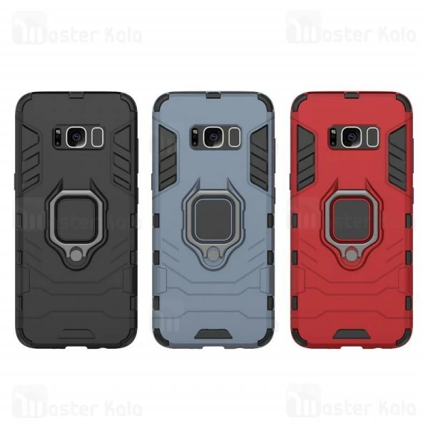 گارد ضد ضربه انگشتی Samsung Galaxy S8 Plus Black Panther KEYSION ShockProof Armor Ring