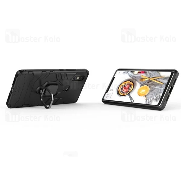 گارد ضد ضربه انگشتی Xiaomi Mi 8 / Mi8 Black Panther KEYSION ShockProof Armor Ring