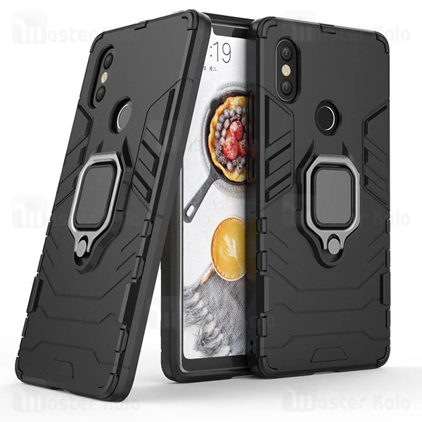 گارد ضد ضربه انگشتی Xiaomi Mi 8 / Mi8 Black Panther KEYSION ShockProof Armor Ring