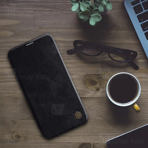 کیف چرمی Apple iPhone 12 mini Nillkin Qin Leather Case