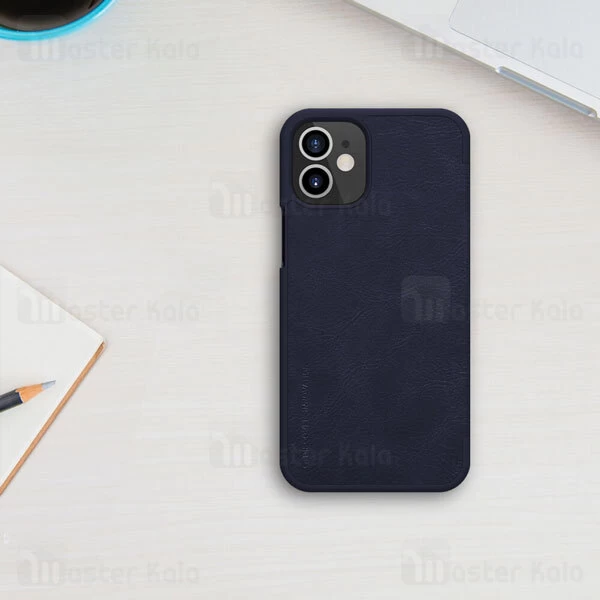 کیف چرمی Apple iPhone 12 mini Nillkin Qin Leather Case