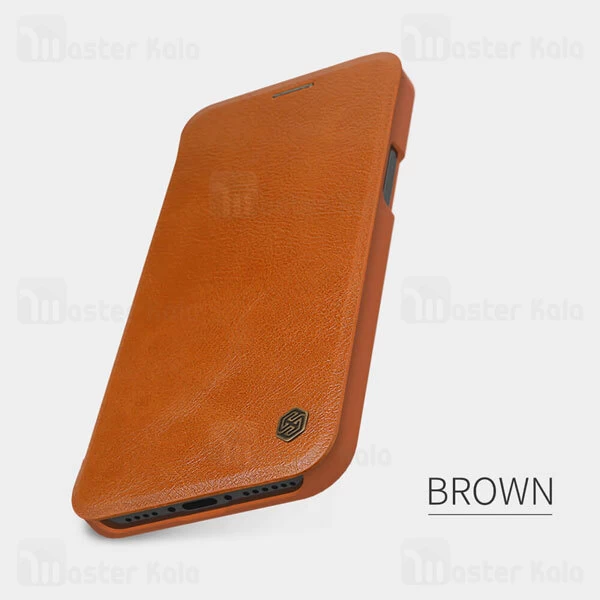 کیف چرمی Apple iPhone 12 Pro max Nillkin Qin Leather Case
