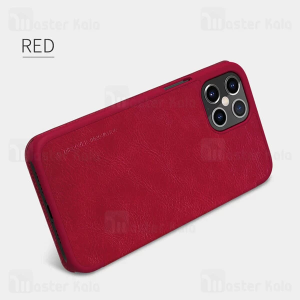 کیف چرمی Apple iPhone 12 Pro max Nillkin Qin Leather Case
