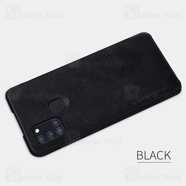 کیف چرمی نیلکین سامسونگ Samsung Galaxy A21s Nillkin Qin Leather Case