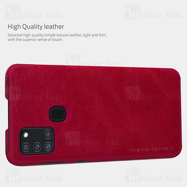 کیف چرمی نیلکین سامسونگ Samsung Galaxy A21s Nillkin Qin Leather Case