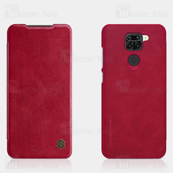 کیف چرمی نیلکین شیائومی Xiaomi Redmi Note 9 / Redmi 10X 4G Nillkin Qin Leather Case