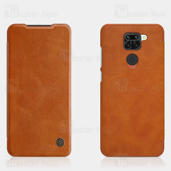 کیف چرمی نیلکین شیائومی Xiaomi Redmi Note 9 / Redmi 10X 4G Nillkin Qin Leather Case
