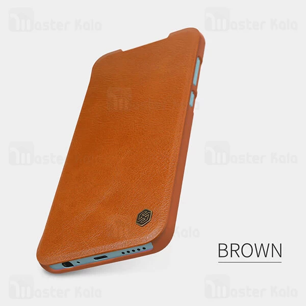 کیف چرمی نیلکین شیائومی Xiaomi Redmi Note 9 / Redmi 10X 4G Nillkin Qin Leather Case