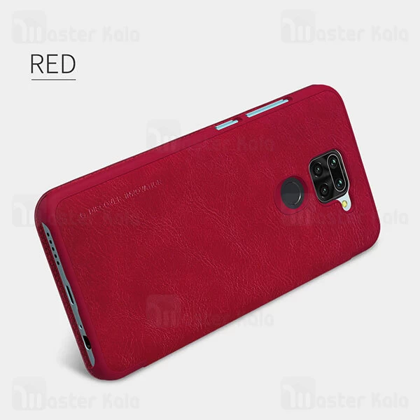 کیف چرمی نیلکین شیائومی Xiaomi Redmi Note 9 / Redmi 10X 4G Nillkin Qin Leather Case