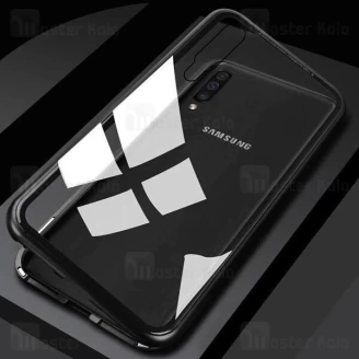 قاب مگنتی 360 درجه Samsung Galaxy A70 / A70s Magnetic 2 in 1 Case دارای گلس صفحه