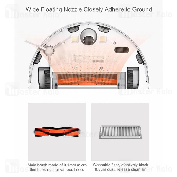 جاروبرقی هوشمند Xiaomi Mi Robot Vacuum-Mop 1C STYTJ01ZHM