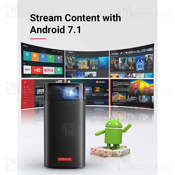 ویدیو پروژکتور وایرلس انکر Anker Nebula Apollo Wi-Fi Mini Portable Projector با اسپیکر و باتری داخلی