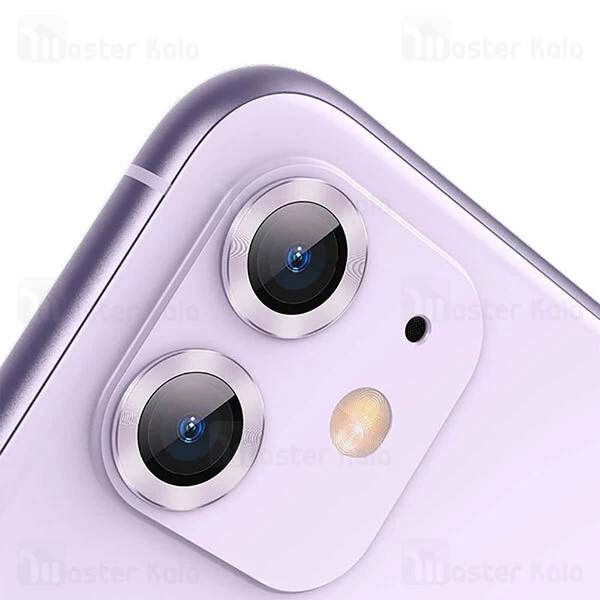 محافظ لنز دوربین فلزی بیسوس Apple iPhone 11 Baseus SGAPIPH61S-AJT01 Alloy Protection Ring Lens Film