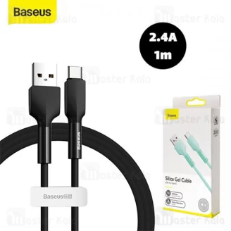 کابل Type C بیسوس Baseus Silica gel CATGJ-A01 / A06 cable توان 2.4 آمپر به طول 2 متر