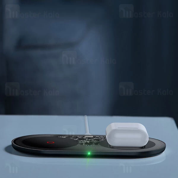شارژر وایرلس Baseus Simple 2 in 1 Wireless Charger TZWXJK 24W