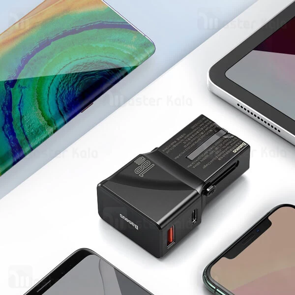 مبدل برق بیسوس Baseus Youth Edition CCTY-01 18W Universal Conversion Plug