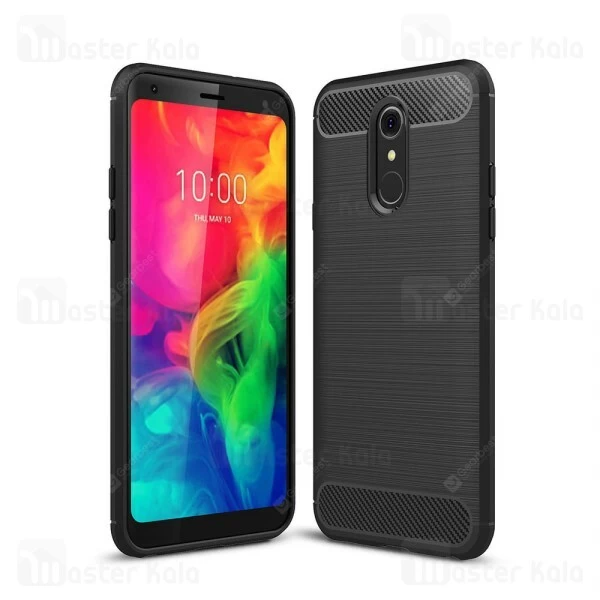 قاب محافظ ژله ای LG Q7 Fiber Carbon Rugged Armor Case