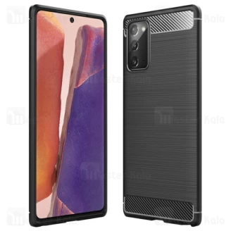 قاب محافظ ژله ای سامسونگ Samsung Galaxy Note 20 Rugged Armor Fiber Carbon