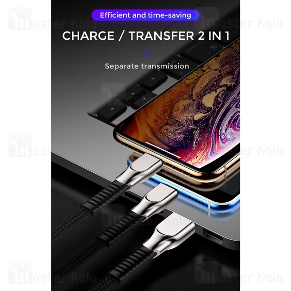 کابل سه سر Joyroom S-M419 Excellence Series Charging Data 1.3m 3A