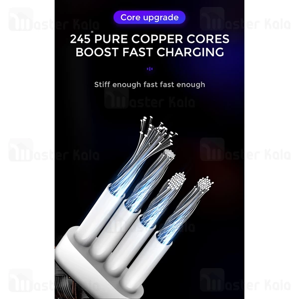 کابل سه سر Joyroom S-M419 Excellence Series Charging Data 1.3m 3A