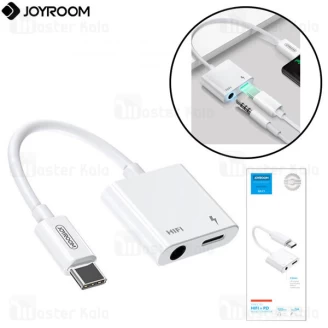 کابل تبدیل تایپ سی اتصال همزمان هندزفری و شارژر Joyroom Ben Series SH-C1 HiFi+PD توان 3 آمپر