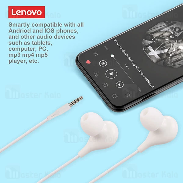 هندزفری سیمی لنوو Lenovo HF160 Cable Earphone با کانکتور AUX