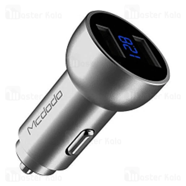 شارژر فندکی Mcdodo CC-6741 Dual USB Output Digital Display Car Charger 17W