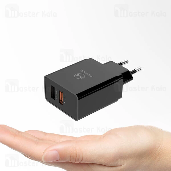 شارژر دیواری Mcdodo CH-5131 QC3.0 USB Dual-Port 23W