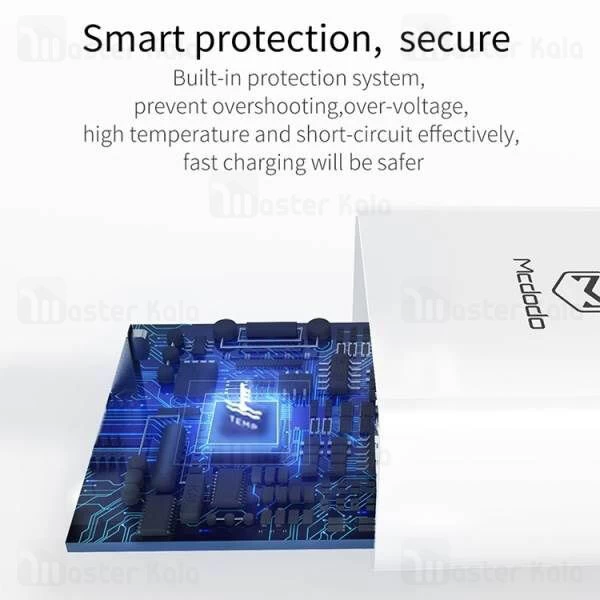 شارژر دیواری Mcdodo CH-5131 QC3.0 USB Dual-Port 23W