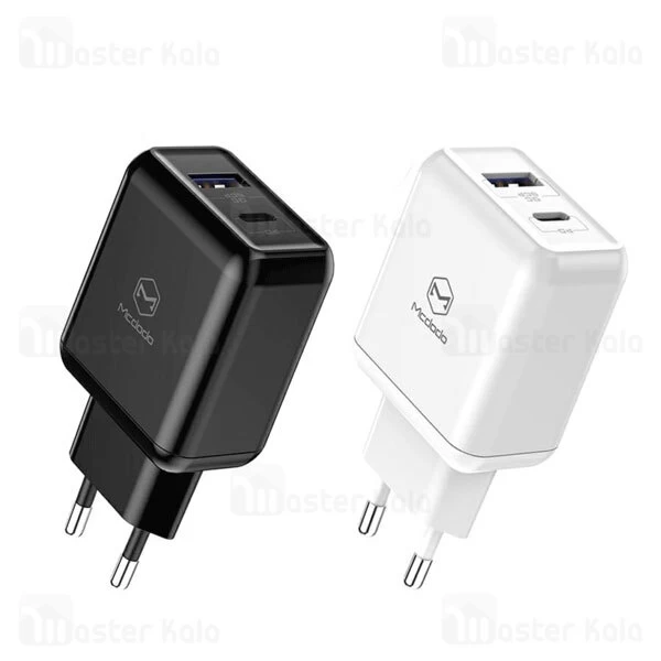 شارژر دیواری Mcdodo CH-6891 QC + PD Dual Output 18W PD Ultra Fast