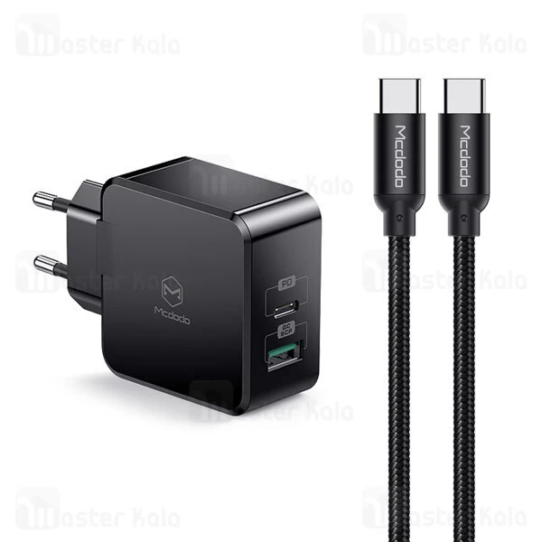 شارژر دیواری Mcdodo CH-6923 QC + PD Dual Output 30W Quick Charge
