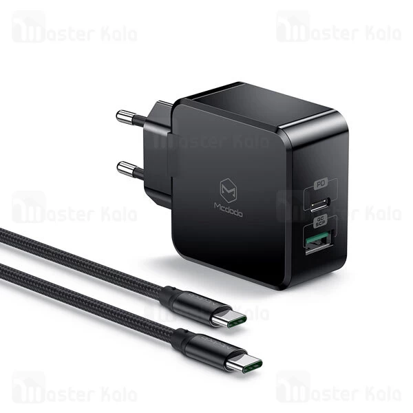 شارژر دیواری Mcdodo CH-6923 QC + PD Dual Output 30W Quick Charge