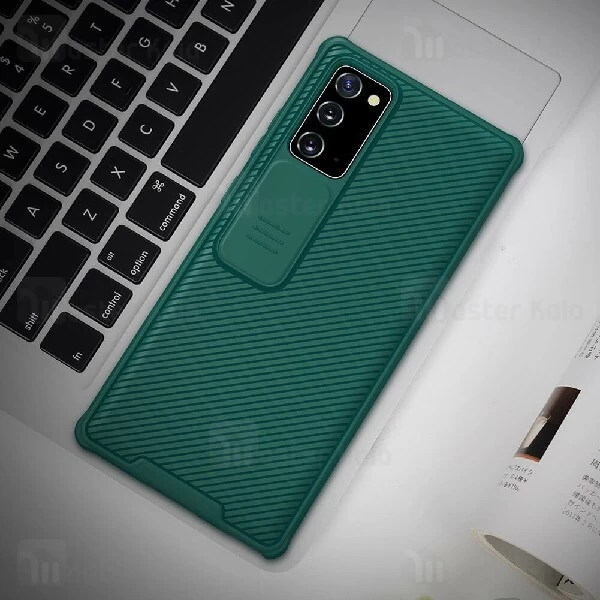 قاب محافظ نیلکین سامسونگ Samsung Galaxy Note 20 Nillkin CamShield Pro Case دارای محافظ دوربین