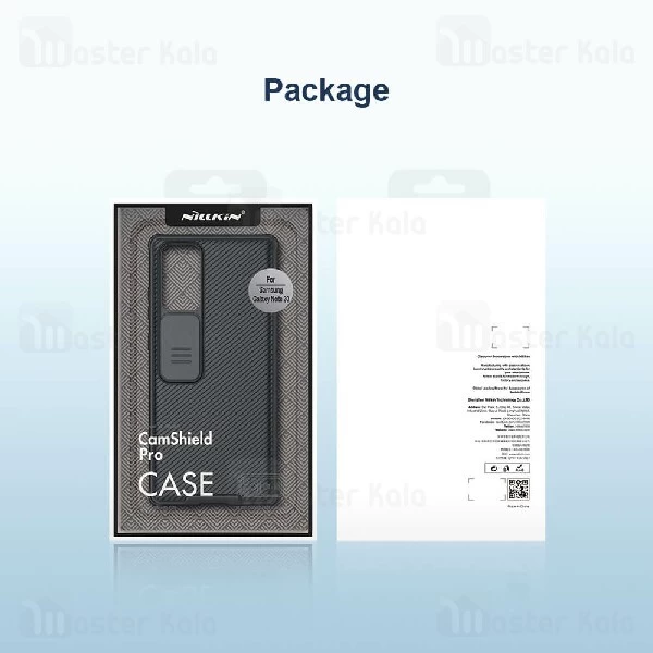 قاب محافظ نیلکین سامسونگ Samsung Galaxy Note 20 Nillkin CamShield Pro Case دارای محافظ دوربین