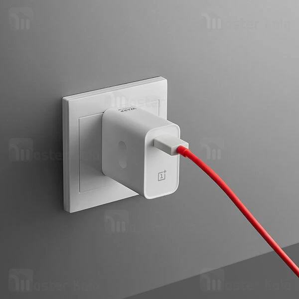 شارژر دیواری اورجینال وان پلاس OnePlus Warp Charge 30 Power Adapter WC0506A1HK CN توان 30 وات 