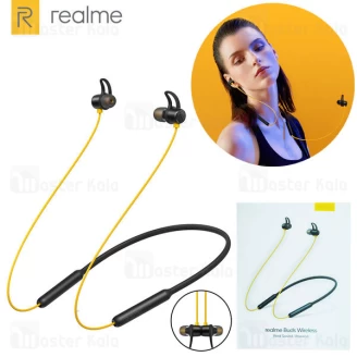 هندزفری بلوتوث گردنی ریلمی Realme Buds Wireless RMA108 طراحی مگنتی