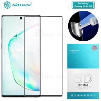 محافظ صفحه شیشه ای دورچسب تمام صفحه نیلکین Samsung Galaxy Note 20 3D CP+ Max