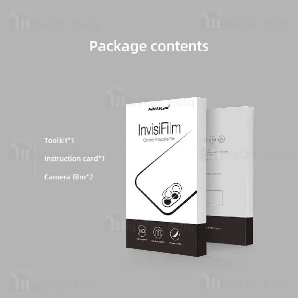 پک دوتایی محافظ لنز دوربین نیلکین Samsung Galaxy Note 20 InvisiFilm Camera Protector