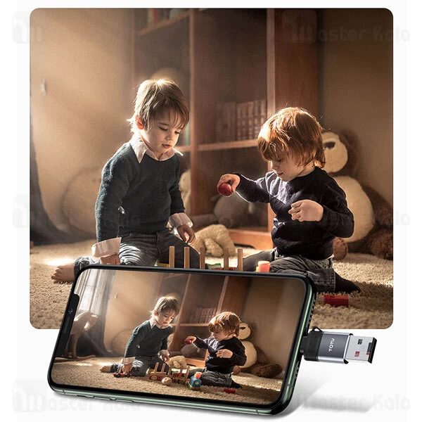 رم ریدر TOTU FGCR-006 External 2 in 1 TF Card Reader